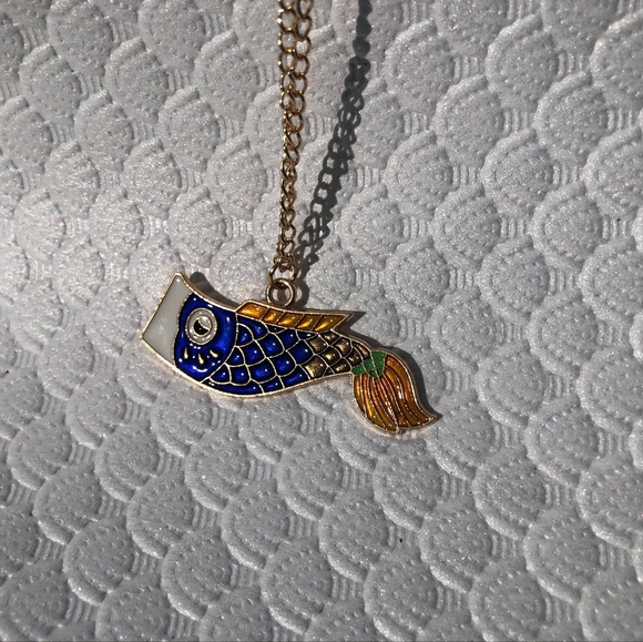 Koi Fish Carp Feng Shui Far East Layer Trendy Necklaces - Picture 12 of 16